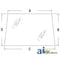 A & I Products Glass, Rear, Upper 49" x36" x2" A-3G710-71010 - alternate 2
